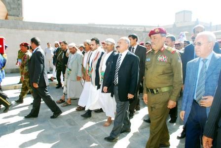 رئيس الجمهورية في الموكب الجنائزي لعدد من شهداء الواجب أمس